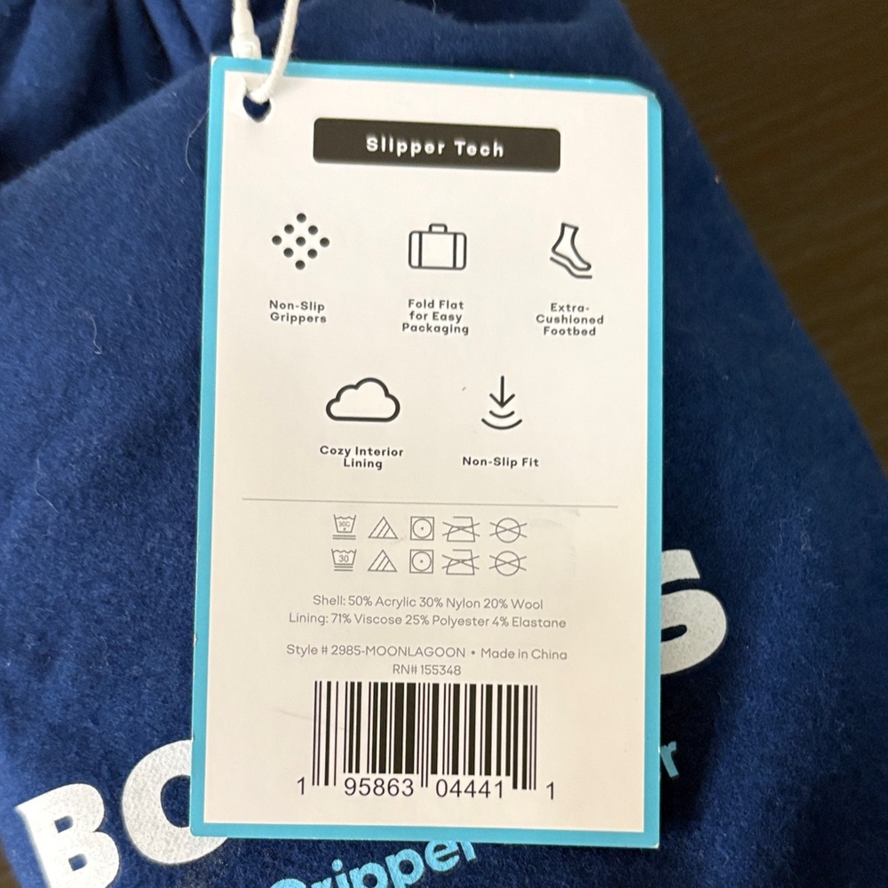 Bombas Navy Gripper Slipper with Bag - Picture 4 of 6